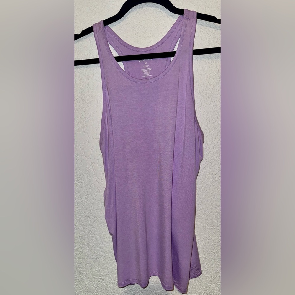 Splits 59 Mya lilac stretch jersey knit racer back tank